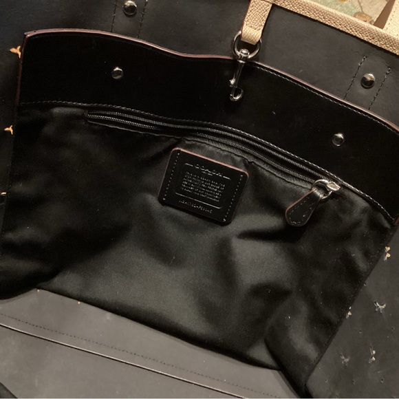 Coach butterfly beechwood beige tote bag - Picture 8 of 16